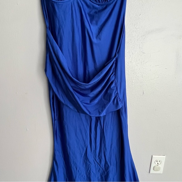 Fashion Nova “As You Know It” Royal Blue One Shoulder Gown - Picture 12 of 16
